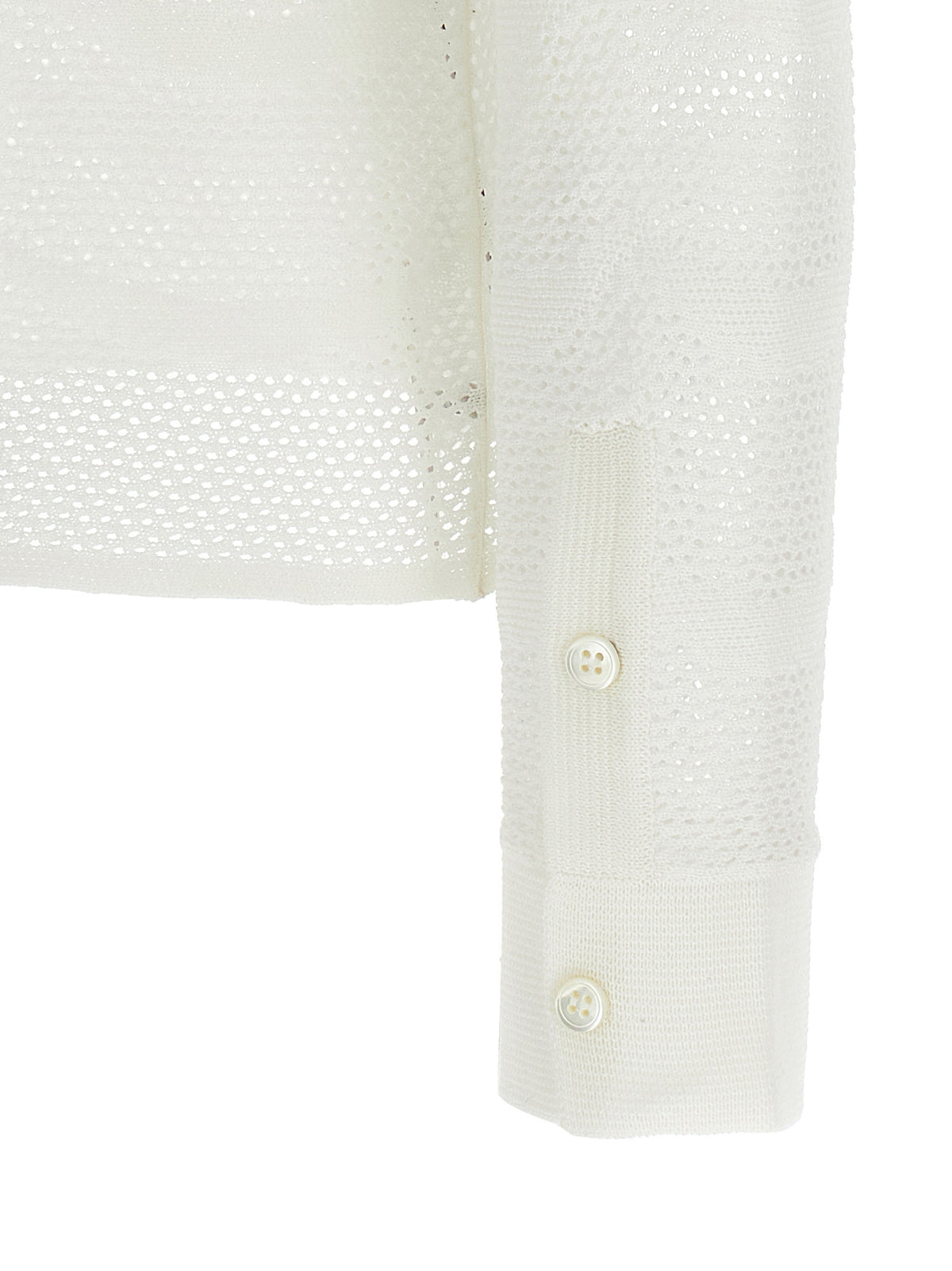 Tom トムフォードオープンワークカーディガン - Image 5