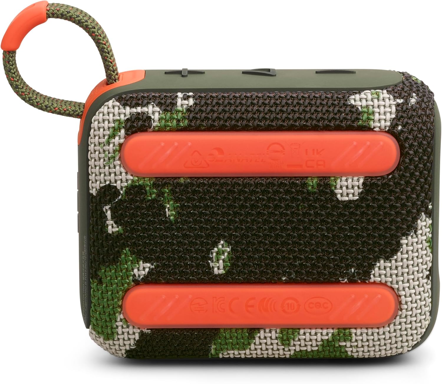 JBL GO4 Bluetooth Speaker, USB C Charging/IP67 Dustproof and Waterproof/App Compatible/Passive Radiator/Portable/Squad JBLGO4SQUAD