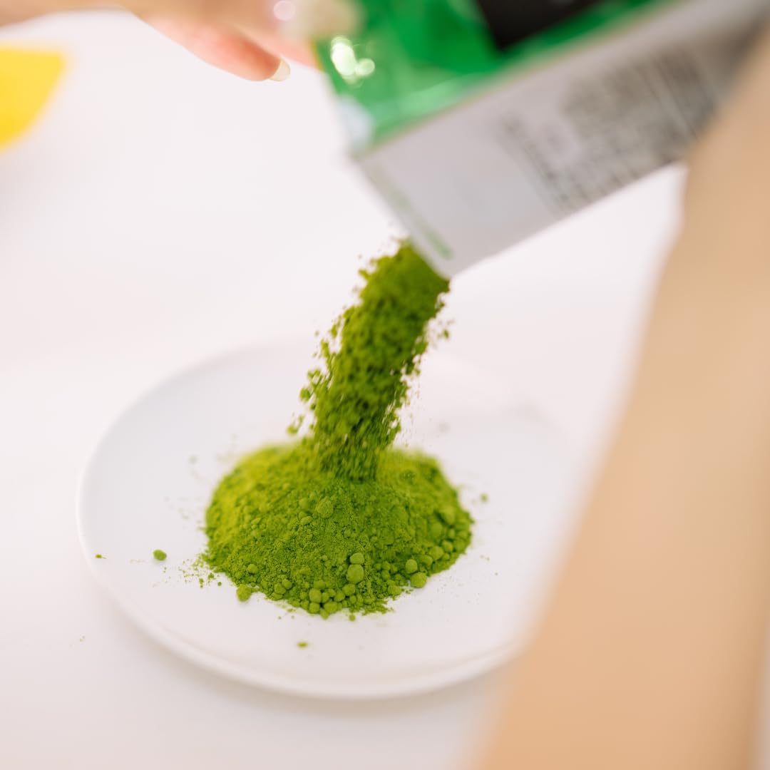 Organic Yaomi Matcha Powder 100g - Ceremony Grade Green Tea, First Harvest, Ichiban Tea, Premium Quality, Sugar-Free, Vegan, Gluten Free, Pure Japan
