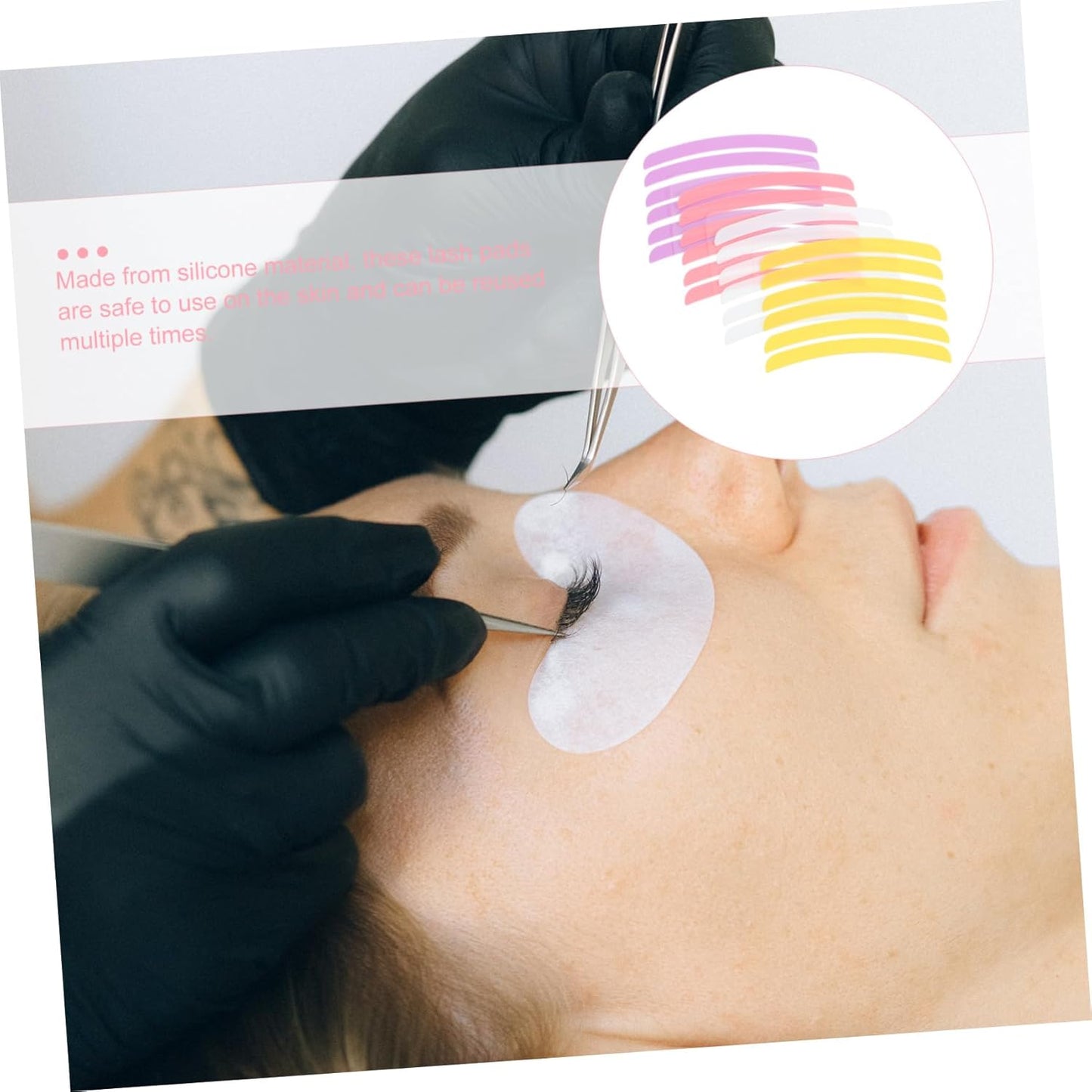 Frcolor 12 Pairs Eyelash Tape eyelash extension eyelashes extension lash lift Lash Lift Ribbon Eyelash Silicone Rod Eyelash Liftins