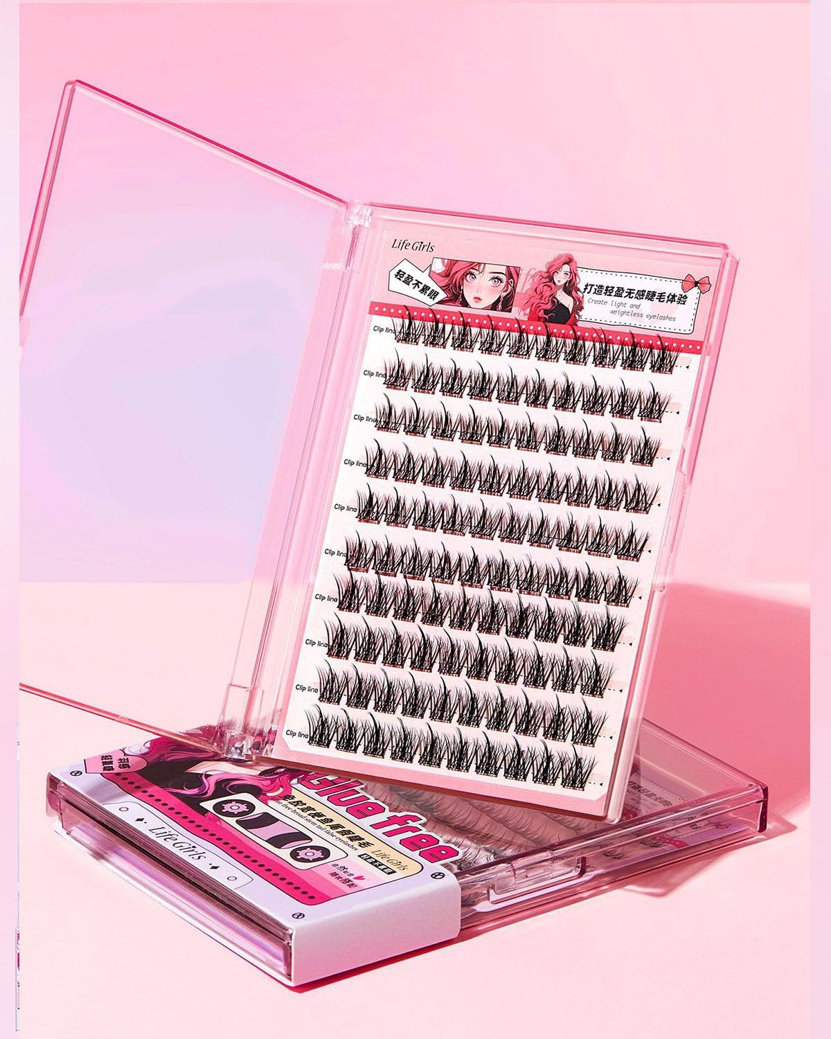 Nemio Glue-Free False Eyelashes, Reusable, For Parts, 1 Second Matsueku Glue Not Required, Natural, Easy to Install, 8 Hours of Use, Repeated Use, Lightweight, Commuting Makeup, Everyday Makeup