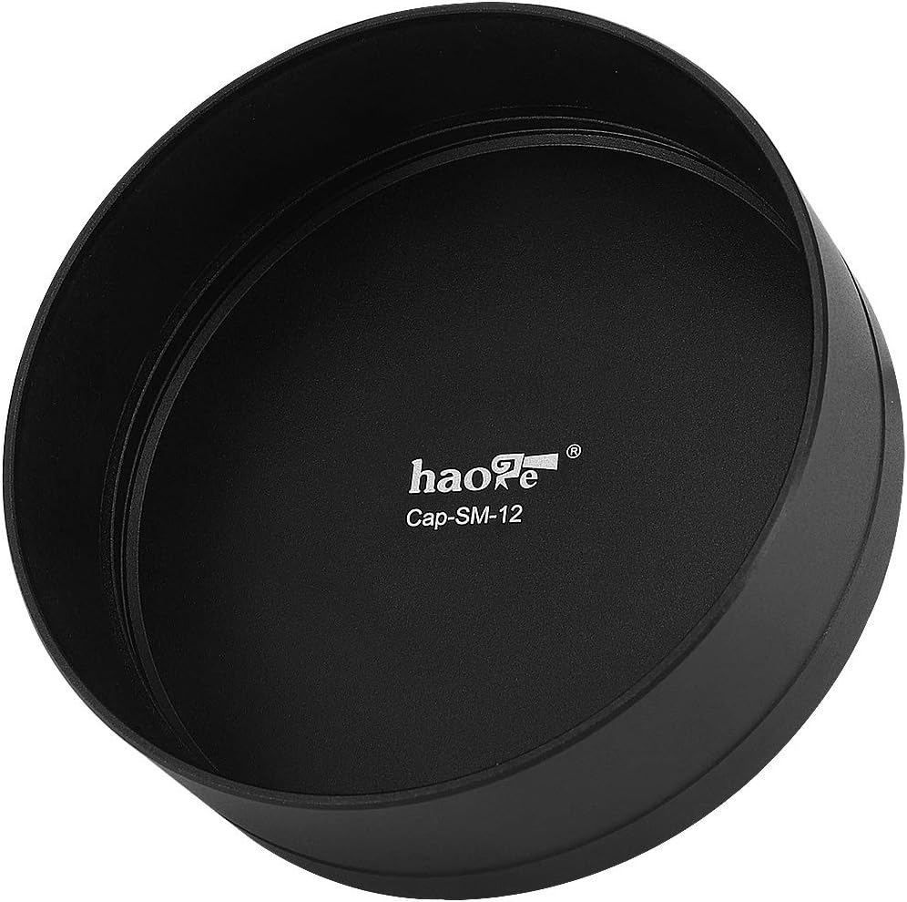 Haoge Metal Front Lens Cap Cover for Sigma 12-24mm F4.5-5.6 EX DG HSM 12-24mm F4.5-5.6 II DG HSM 15-30mm F3.5-4.5 EX DG Lens Hood Black Replacement Sigma LC870-01