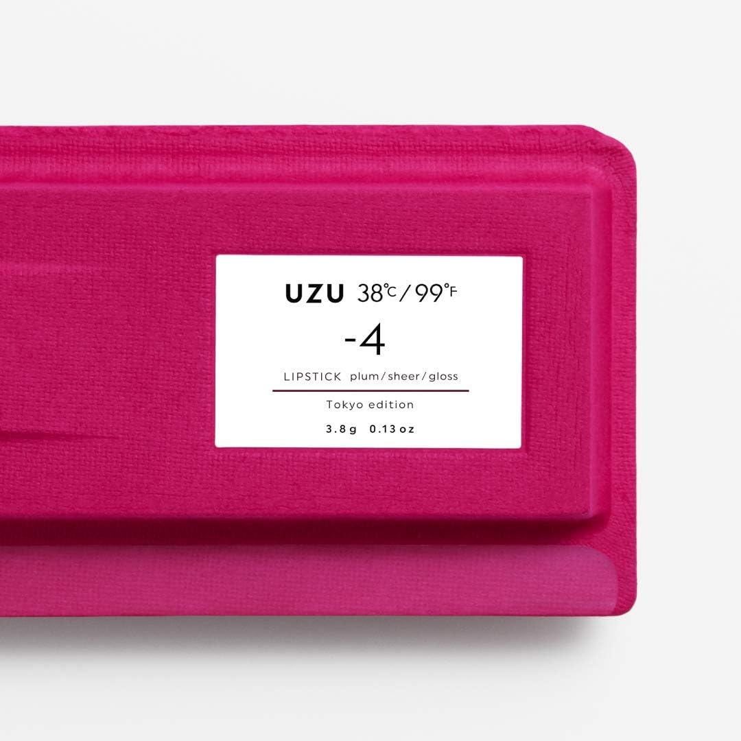 UZU BY FLOWFUSHI Lipstick, 38°C / 99°F (38°C / 99°F), Lip Care, Beauty Bacteria, Unscented, Hypoallergenic