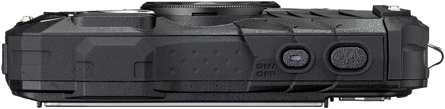 RICOH WG-70 03866 Waterproof Digital Camera, Waterproof to 45.9 Feet (14 m) (2 Hours Continuous), 5.2 Foot (1.6 m) Drop Impact Resistance, Cold Resistant to 14 °F (-10 °C), CALS Mode, Rugged, Black