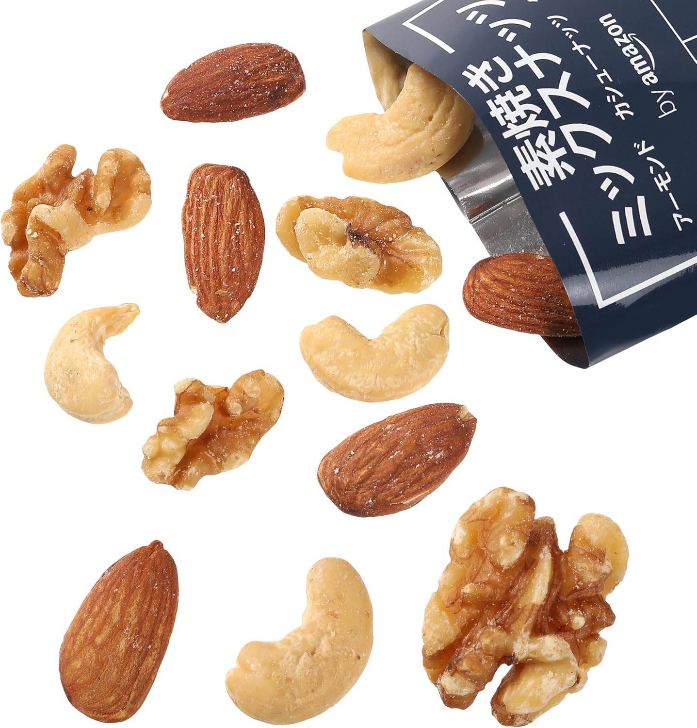 by Roasted Mixed Nuts Almond Cashew Walnut 22g×30 Packs Individually Wrapped