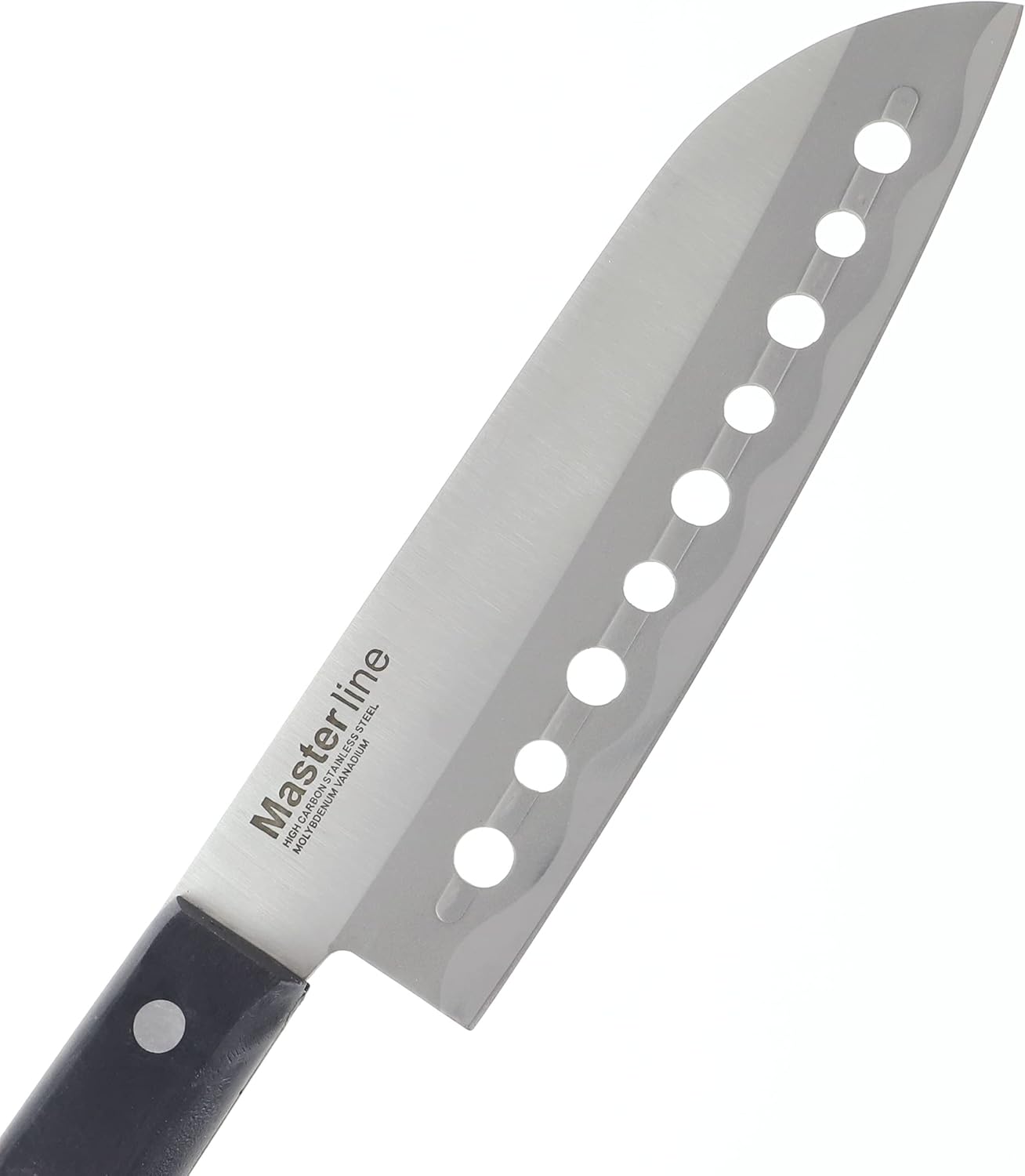 Pearl Metal Master Line Stainless Steel Perforated Santoku Knife F-2133