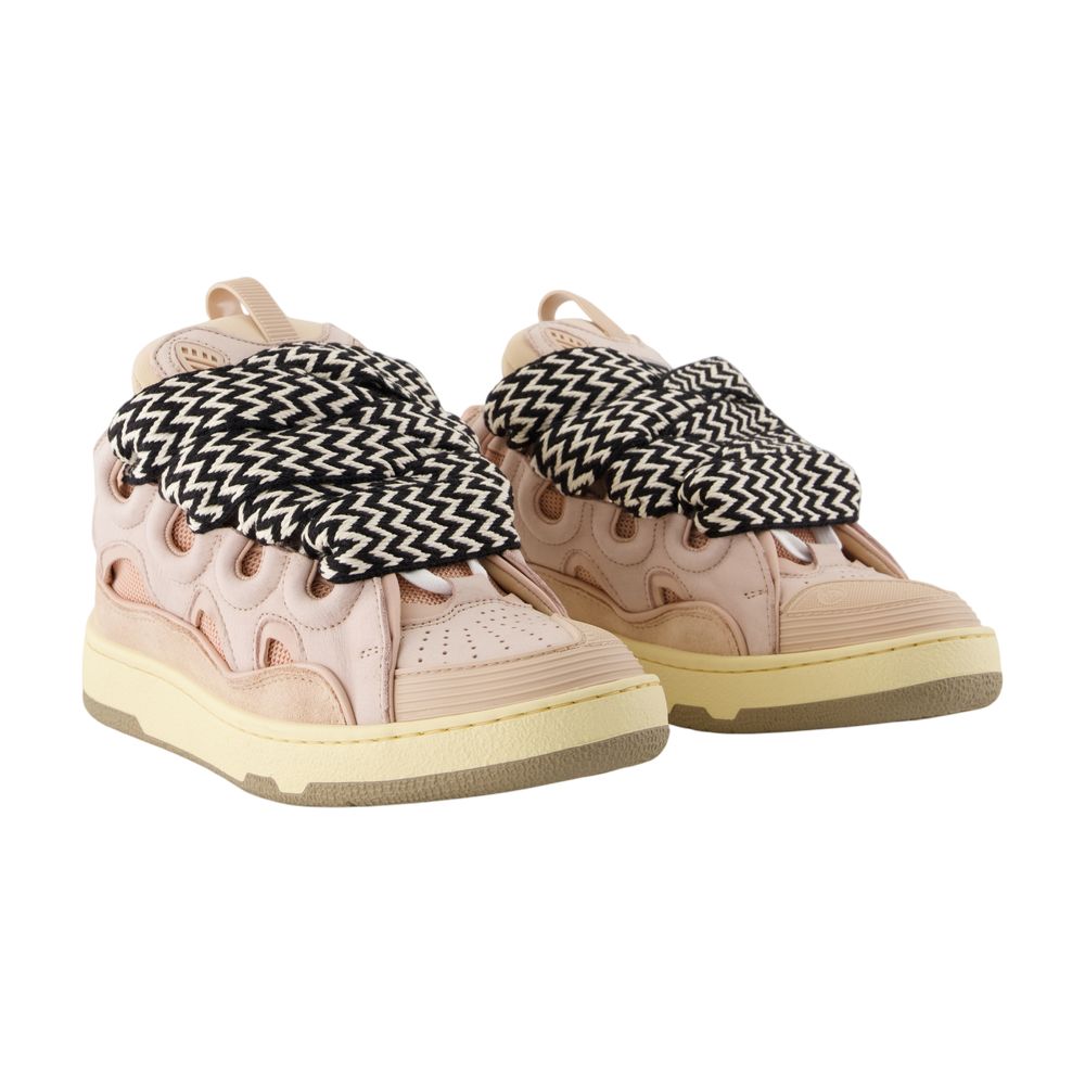 Lanvin 縁石スニーカーランバン合成ピンク - Image 5