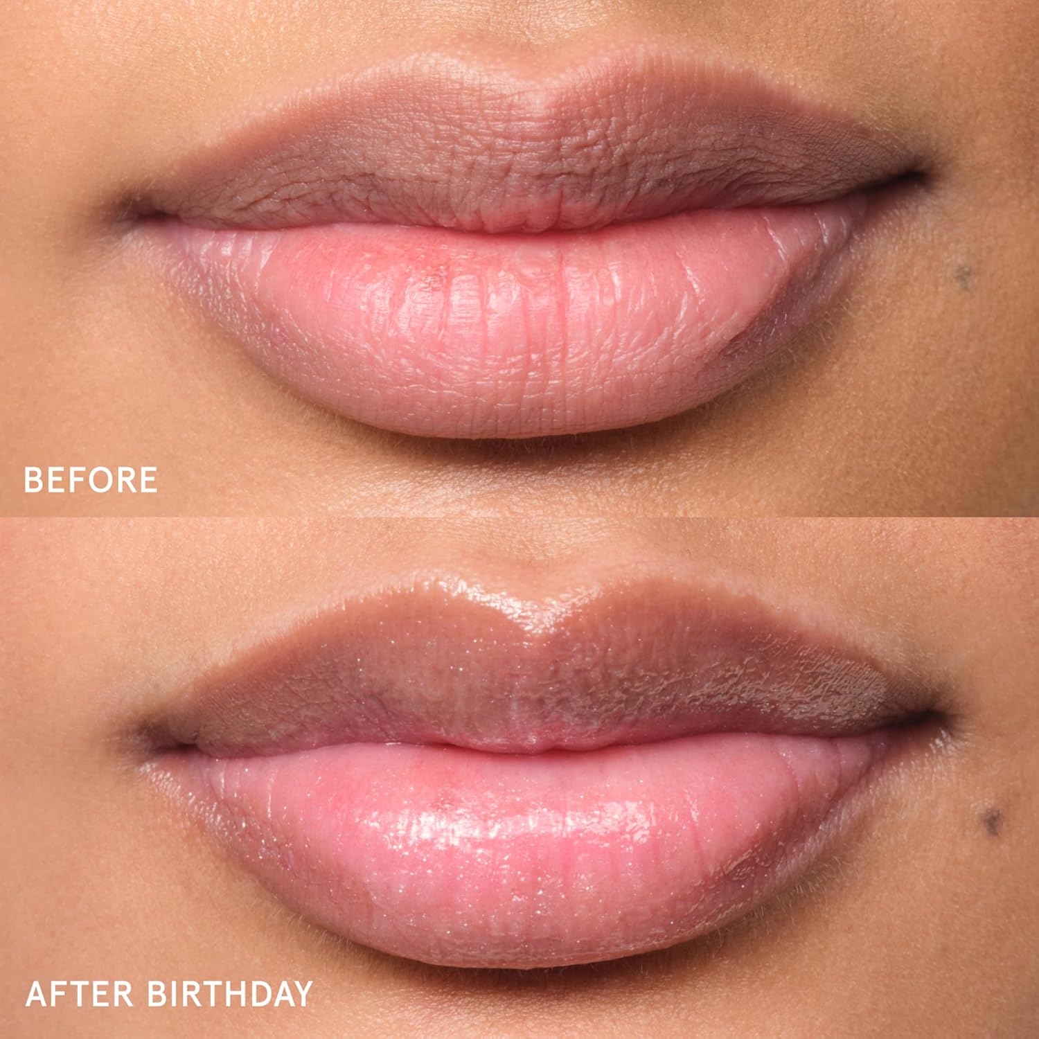 Glossier Balm Dotcom Hydrating Lip Balm - Universal Salve, Up to 12Hr Moisture - Lanolin, Beeswax & Castor Oil for Dry Lips, Cuticles & Skin - Birthday, Clear Soft Shimmer, 15ml