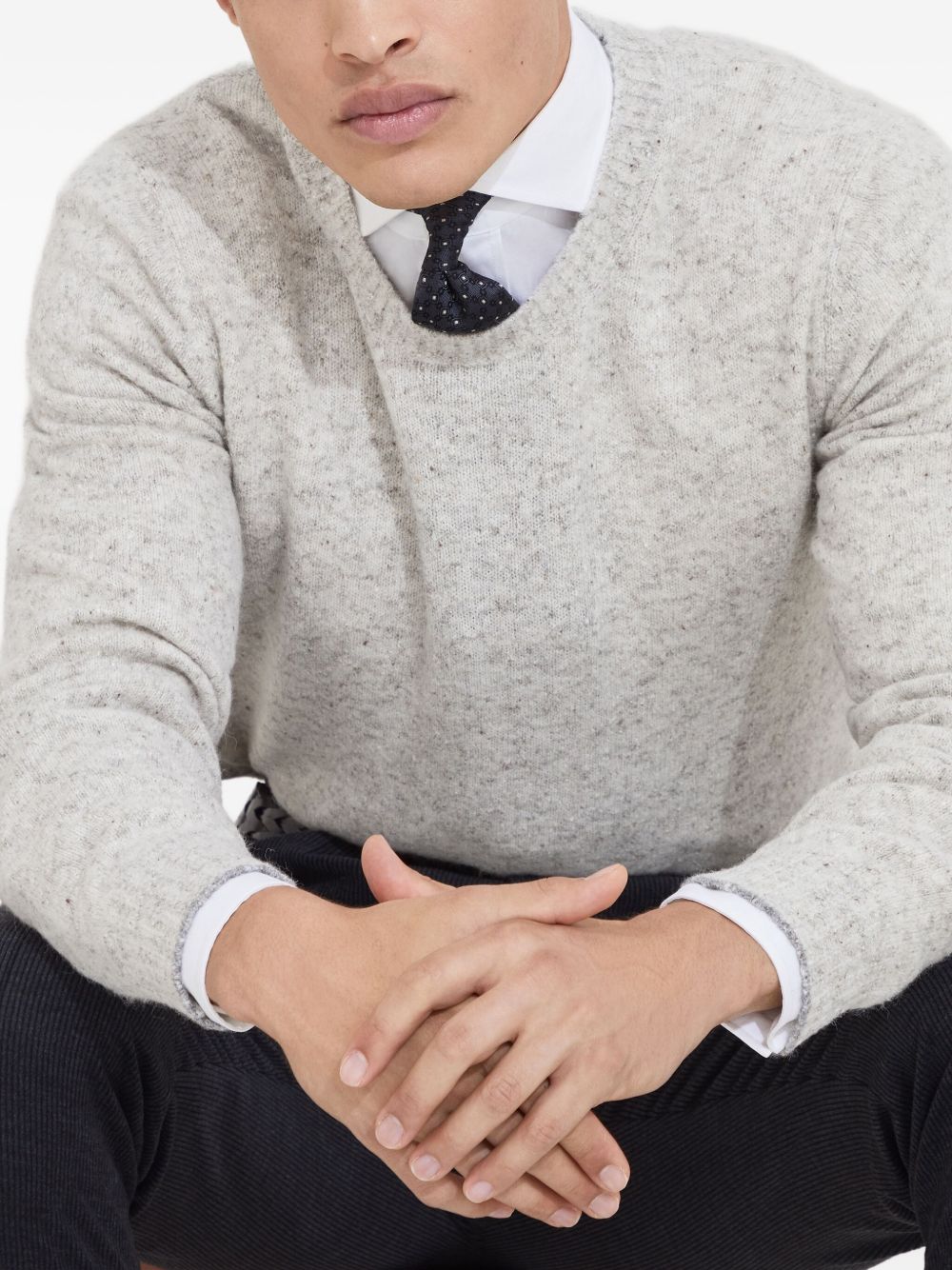 Brunello Brunello Cucinelliシルクとアルパカウールのセーター - Image 5