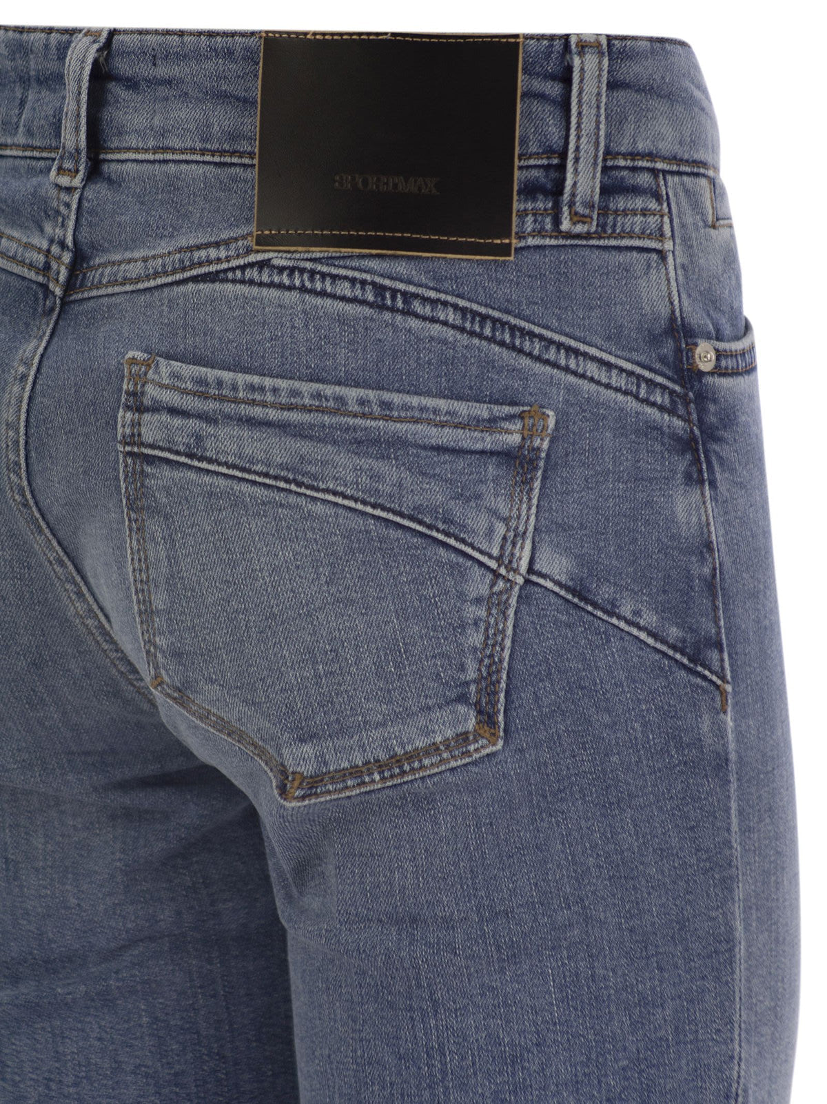 Sportmax SportMax Umbria Mini Flare Denim Ounsers - Image 5