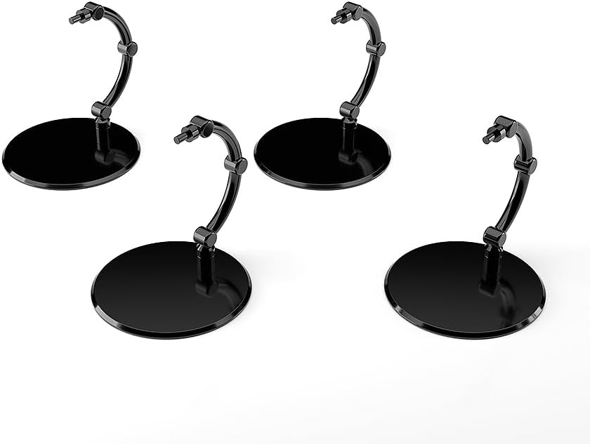 Good Smile Company The Simple Stand Mini x 4 Black (For Small & Deformed Figures) Plastic Base