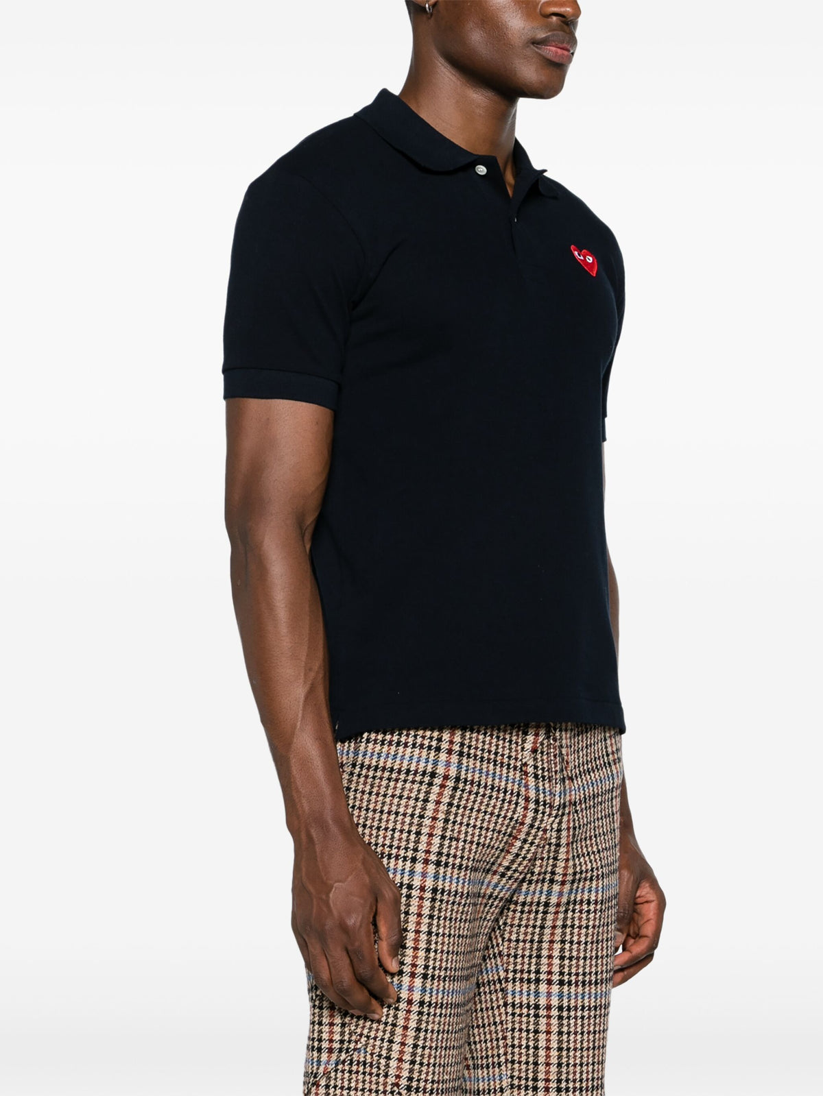 Comme Comme DesGarçonsはTshirt Red Emblem Knitを演奏します - Image 5