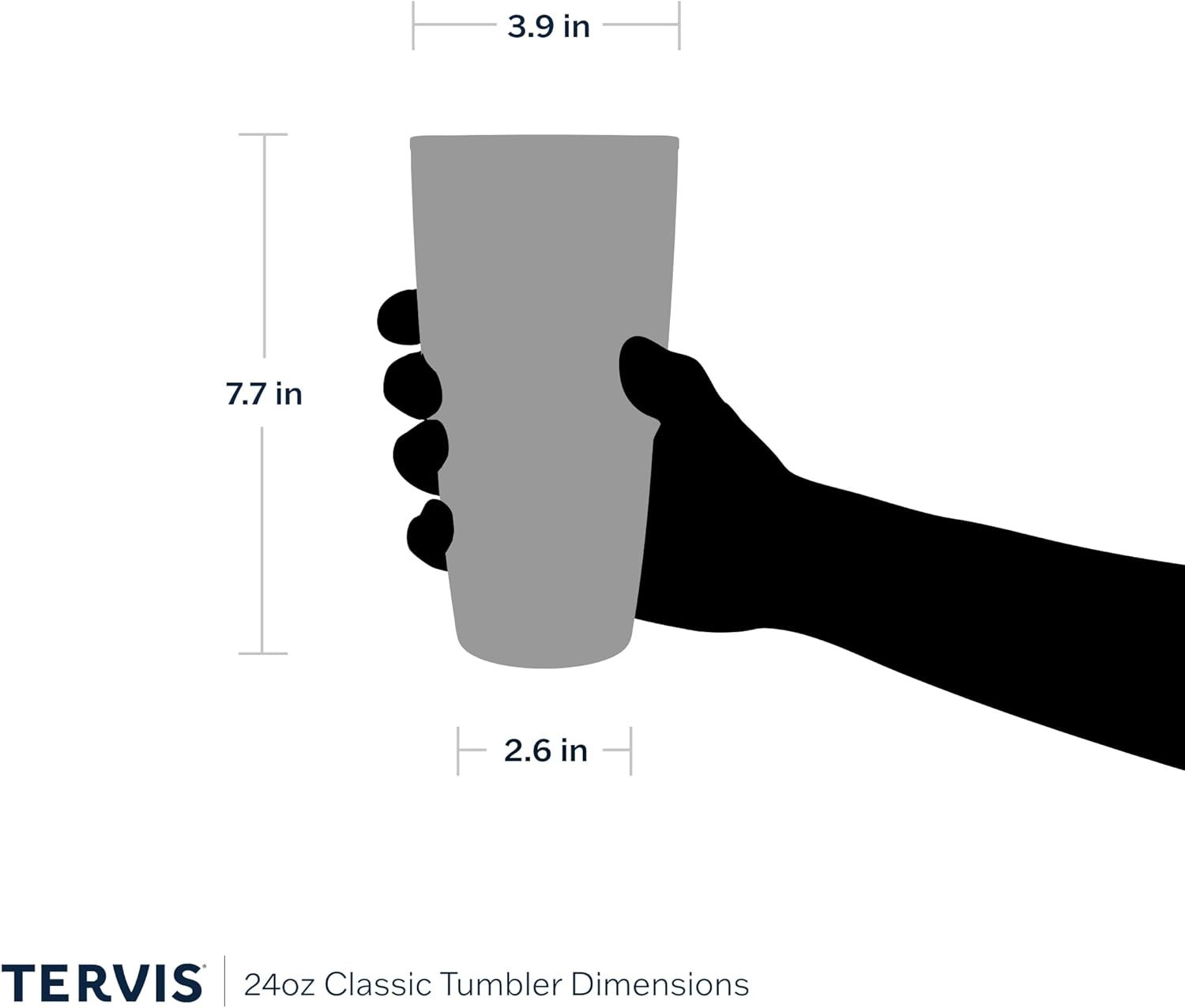 Tervis Disney - Vaso de personajes clásicos con envoltura y tapa negra, 24 onzas, transparente