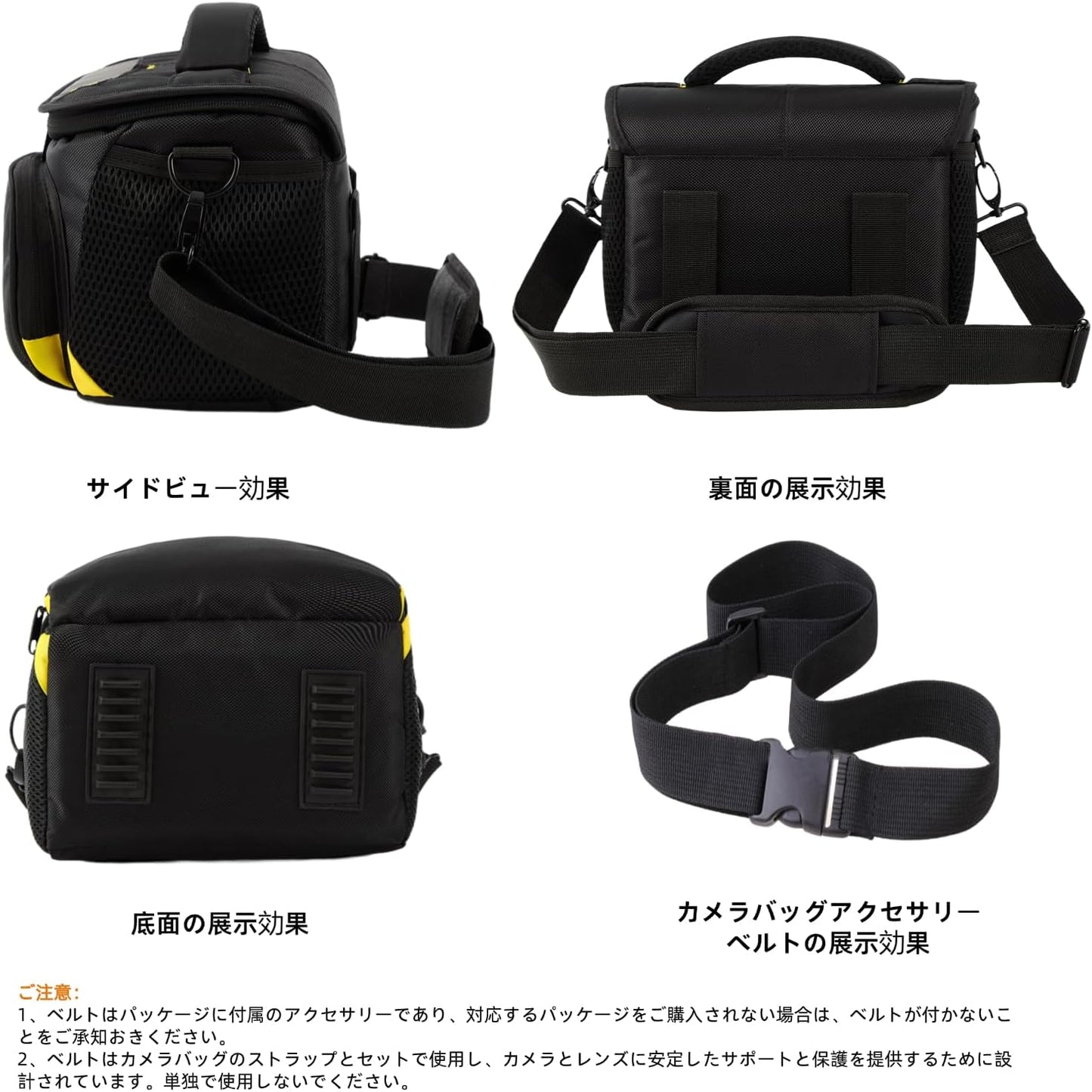 Nikon Camera Bag for DSLR D7500 D7100 D3200 D5600 D90 Men's Z5 Z50 Z30 Shoulder Photography ZFC Nikon, Black, Modern