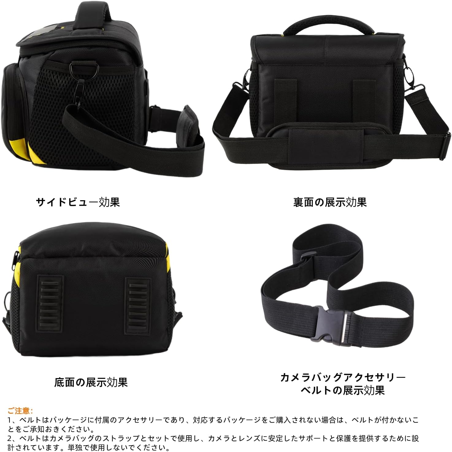 Nikon Camera Bag for DSLR D7500 D7100 D3200 D5600 D90 Men's Z5 Z50 Z30 Shoulder Photography ZFC Nikon, Black, Modern