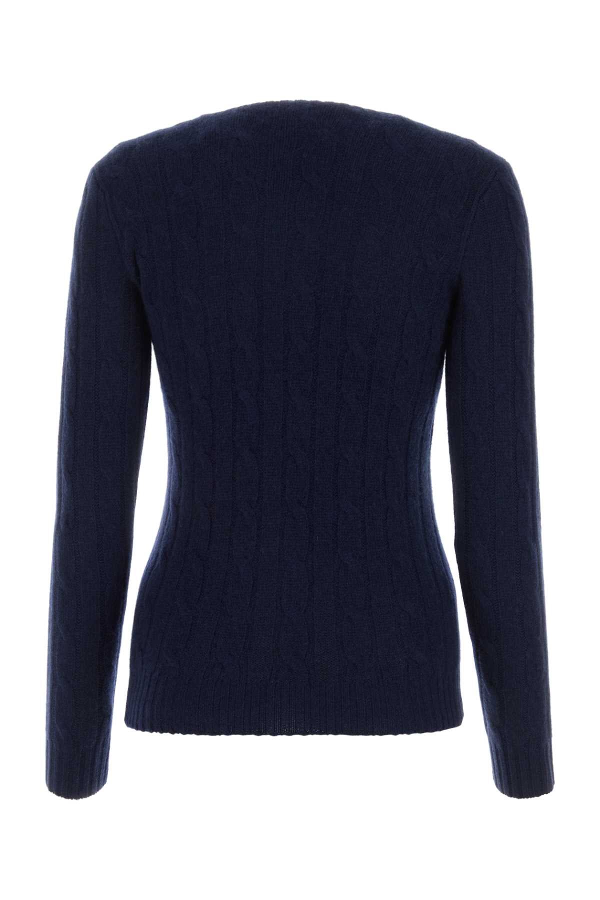 Polo ポロラルフローレンミッドナイトブルーカシミアカーディガン - Image 5