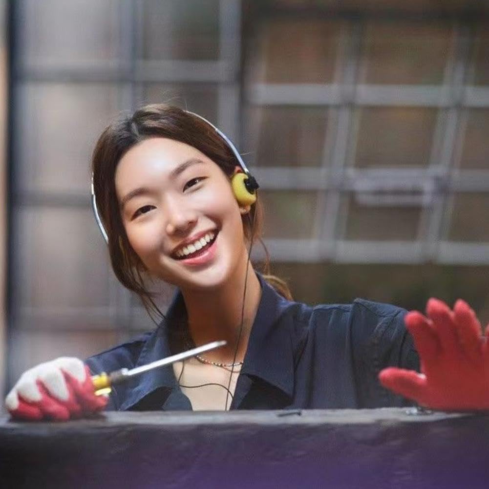 Binaural Headset Headphones Wired Earbuds 3.5mm Round Headphones Retro Over Ear Headphones Small Lightweight Earphones Retro Vintage Design Headphone Headset