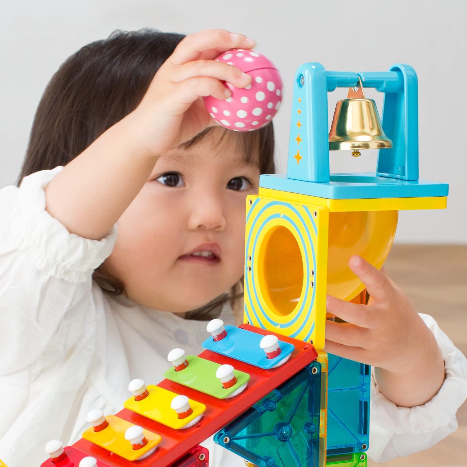 People Pythagoras BASIC Educational Ball Coaster Sound [18 Months] Can Be Played, Assembled, Develops Inspiration PGS-138