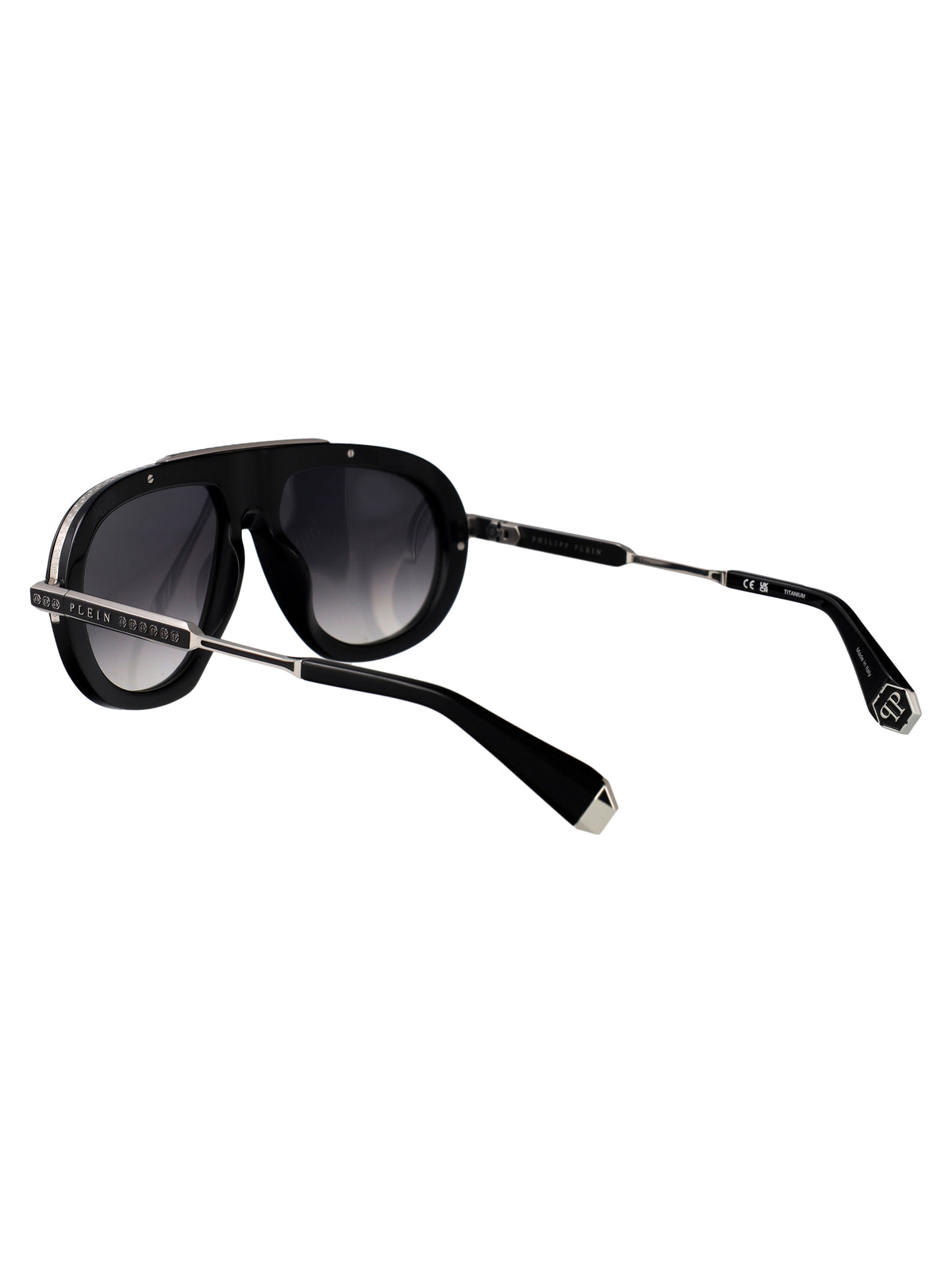 Philipp Philipp Plein Aviator Sunglasses SPP151 V 700 Y - Image 5