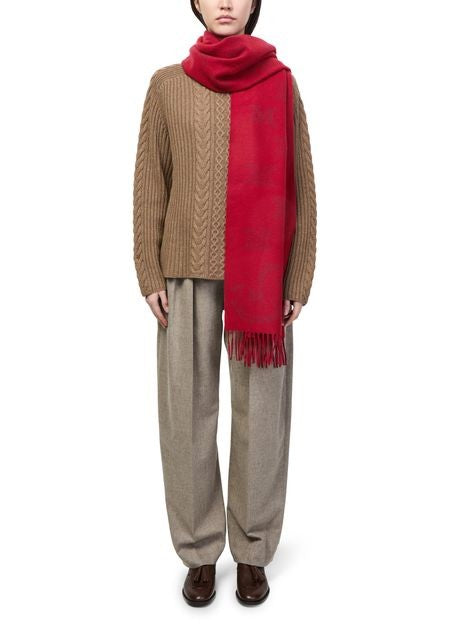 MAX MARA Scarf with M print - Image 5