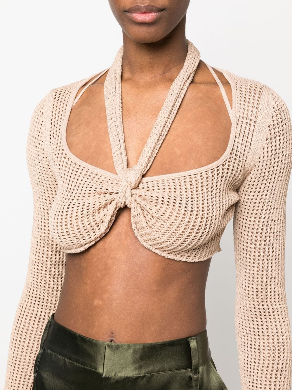 Andreādamo AndReadamoはネックリンとクロップトップ - Image 5