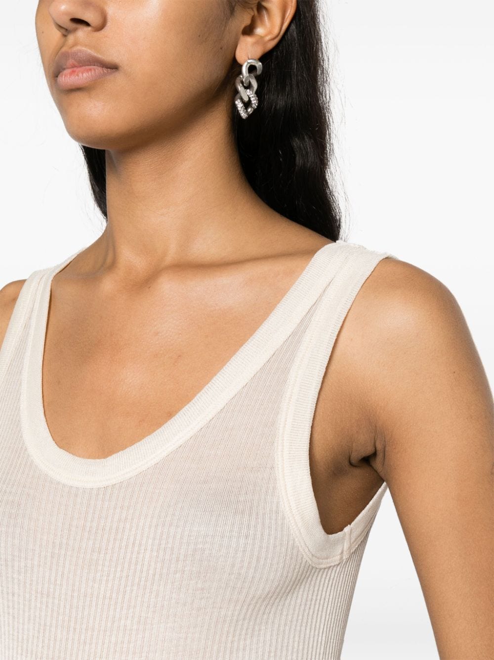 Lemaire Lemaire Ribbed Tank Top - Image 5