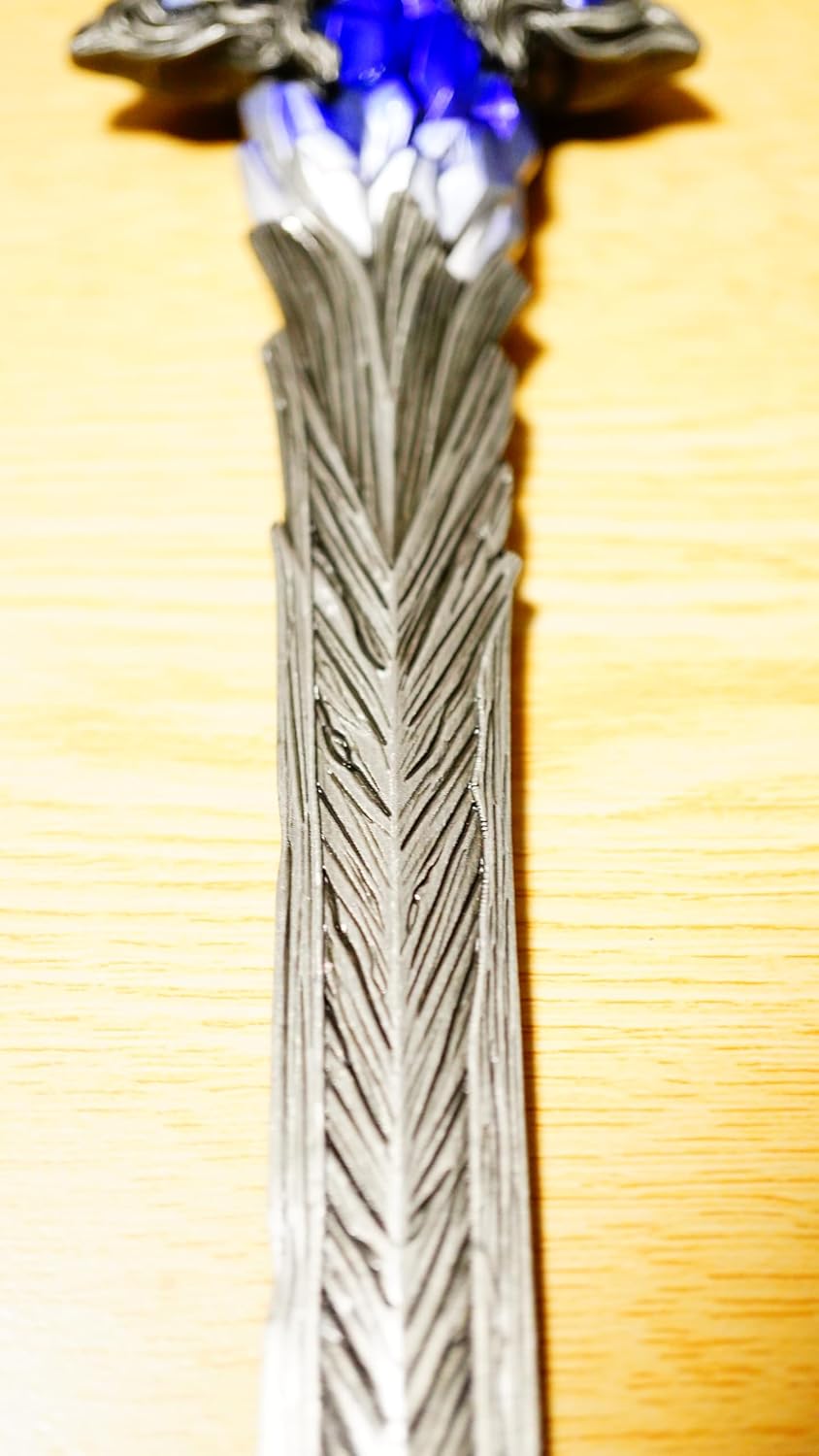 11.8 inches (30 cm) Lazuli Glittering Sword Elden Ring Night Train Mini Weapon Sword Accessory Keychain Figurine Doll Display Decoration Anime Game Alloy Toy Metal Miniature Legendary Fashionable