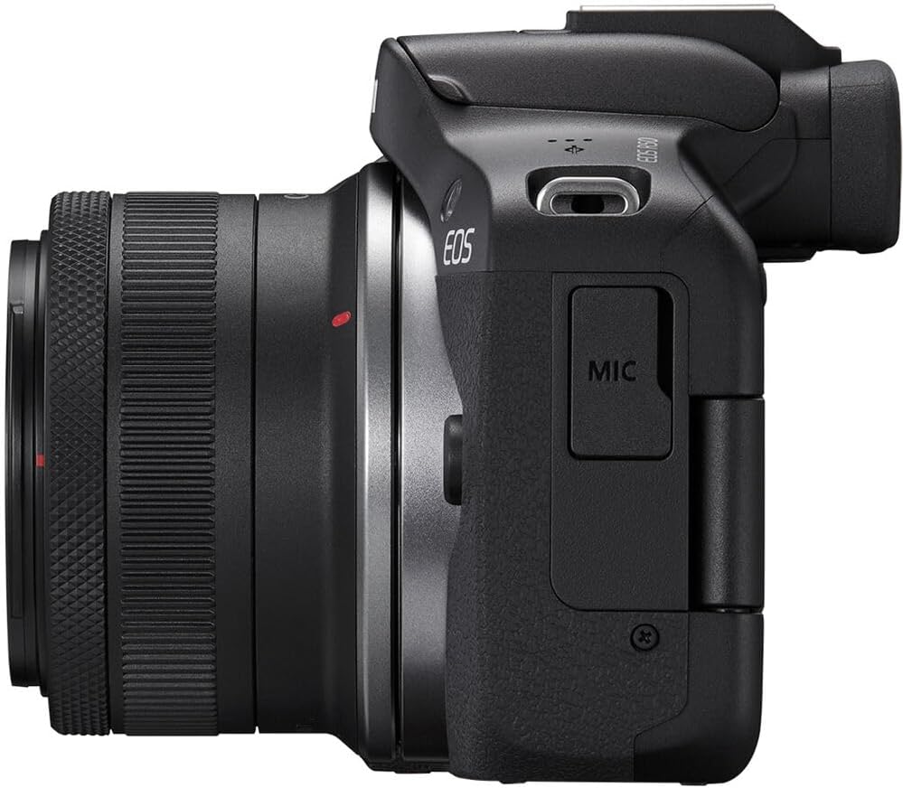 Canon Mirrorless SLR Camera EOS R50 (Black) RF-S18-45mm F4.5-6.3 is STM Lens (Renewed)