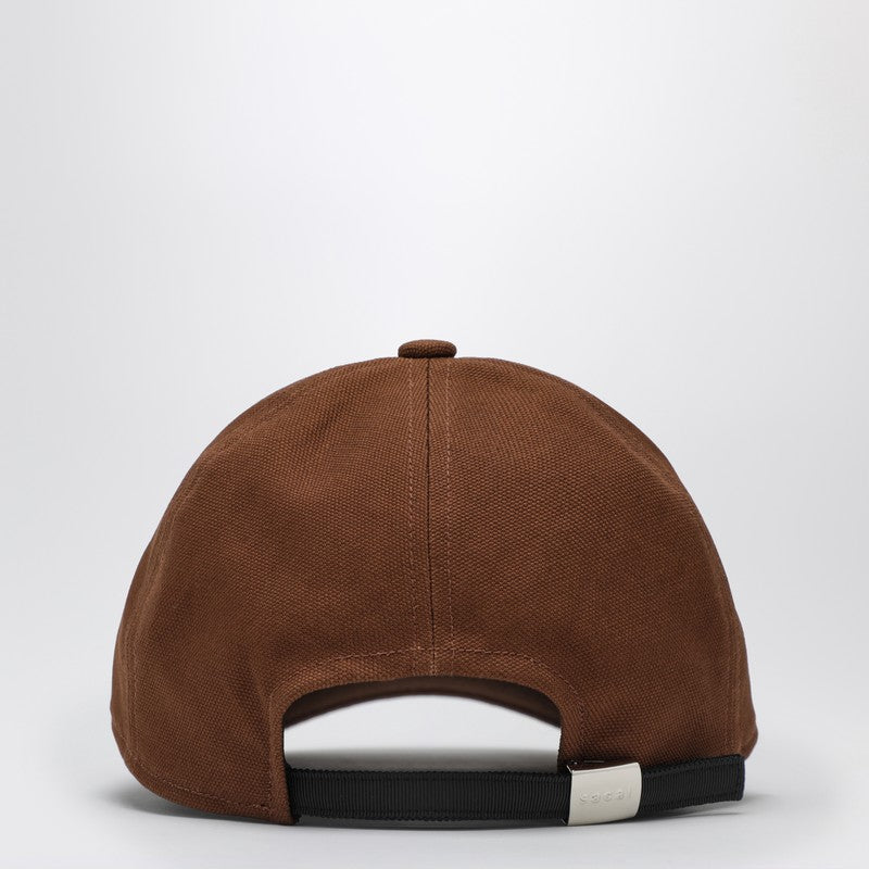 Sacai Sacai X Carhartt ワイプ ベージュ ベースボール キャップ ロゴ パッチ付き - Image 5
