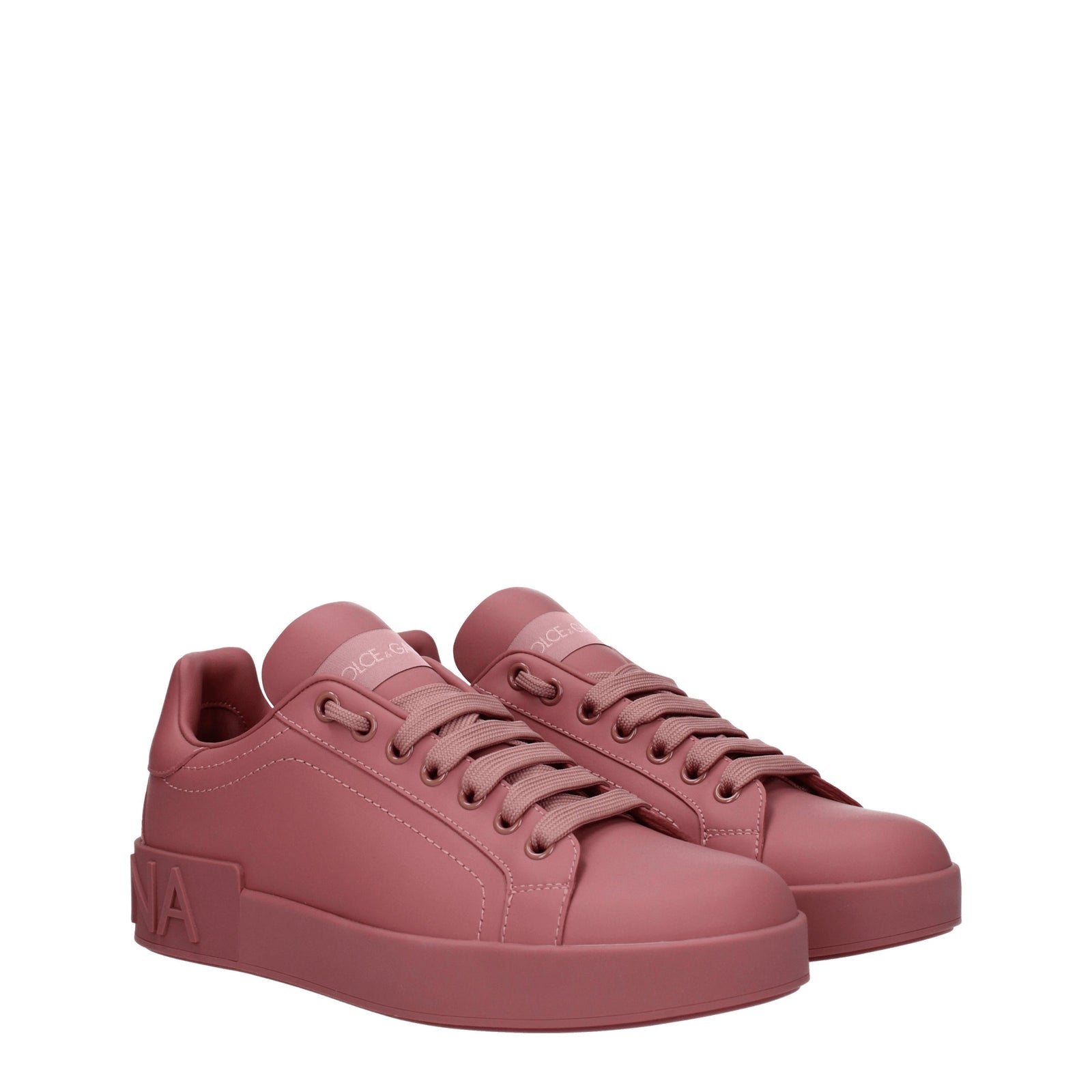 Dolce  Gabbana ドルチェ＆ガッバーナスニーカー女性レザーピンク/ピンクのアンティーク - Image 5