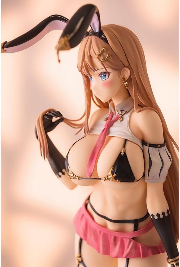 Native Galbany Pink Cat 1/6 Scale Figure with Bonus Purchase Postcard