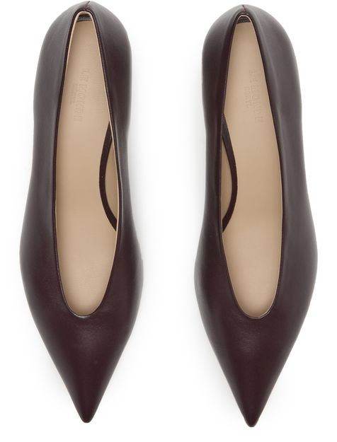 LE MONDE BERYL Babouche leather pumps - Image 5