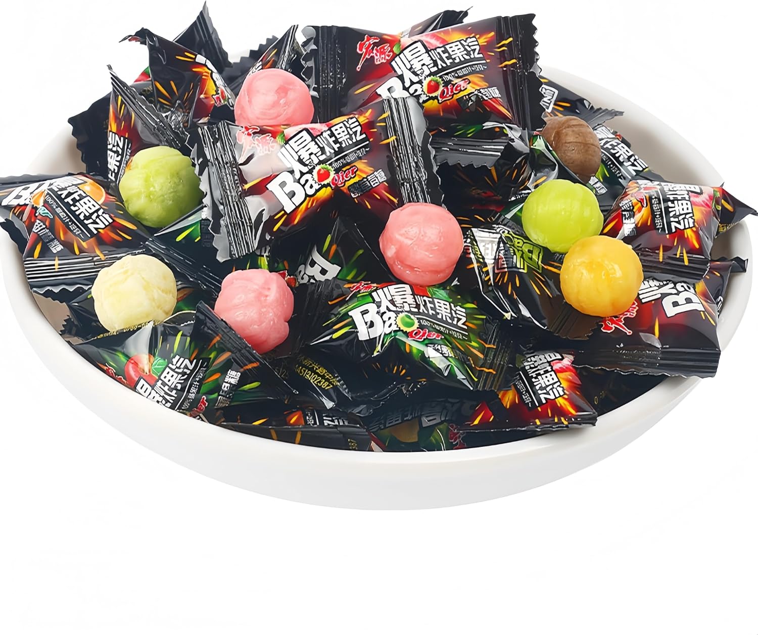WSYLS-Explosion Fruit Pop 350g Mixed Flavor Fun Candy Party Gift Fresh Foam Fruity Snack Share Pack