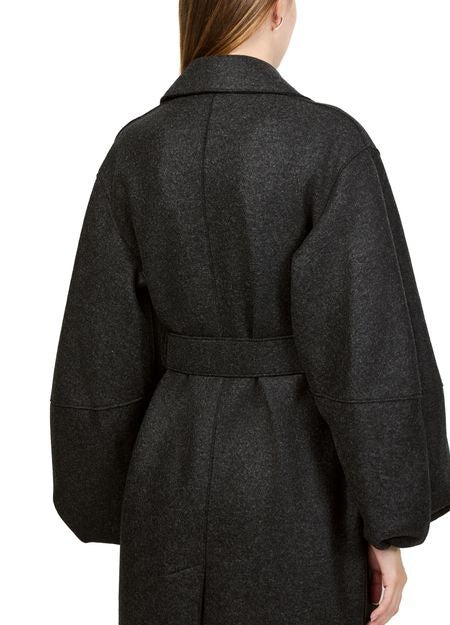 HARRIS WHARF LONDON Puff-sleeved coat in pressed wool - Image 5