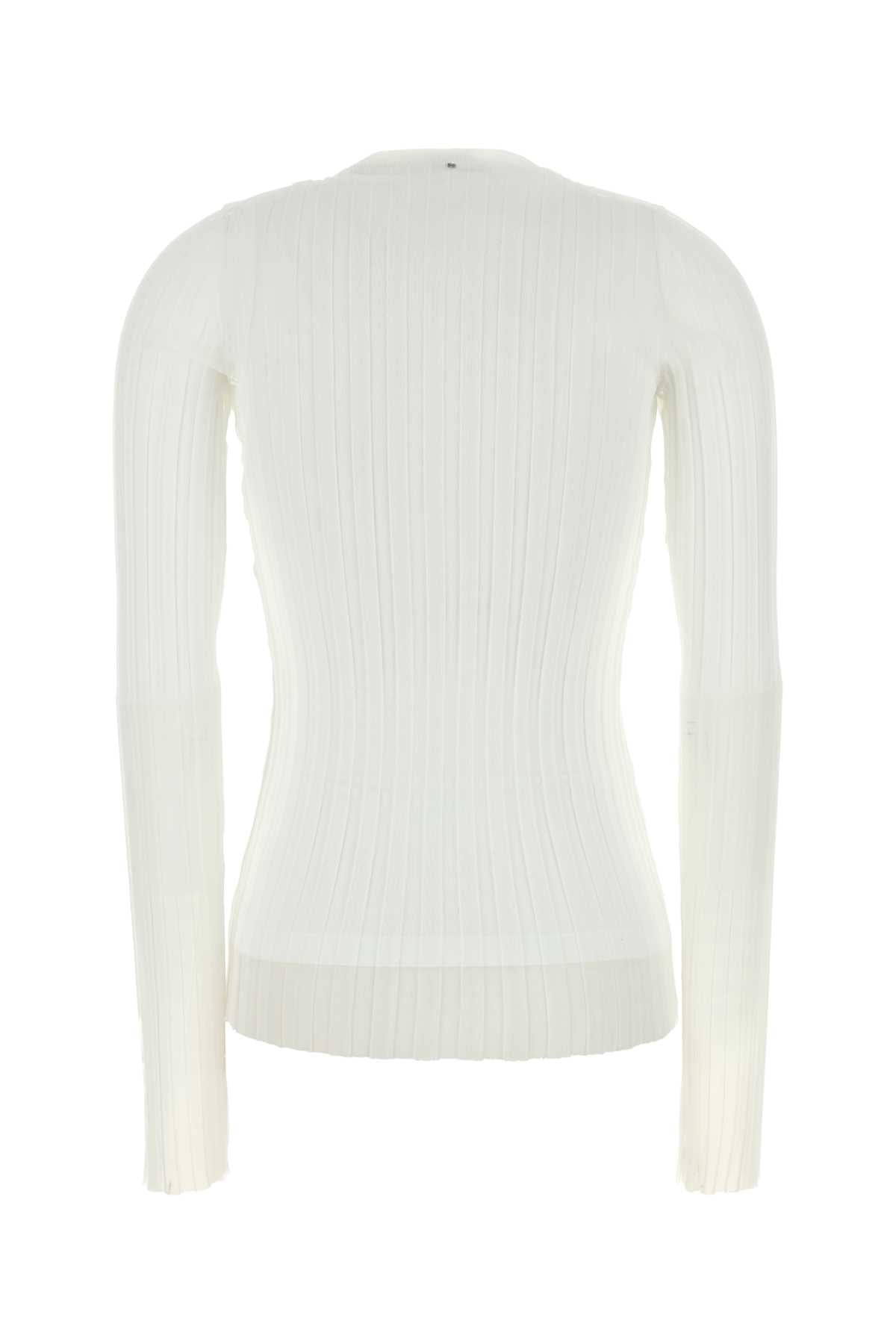 Sportmax SportMax White Organza Acino1234 Top - Image 5
