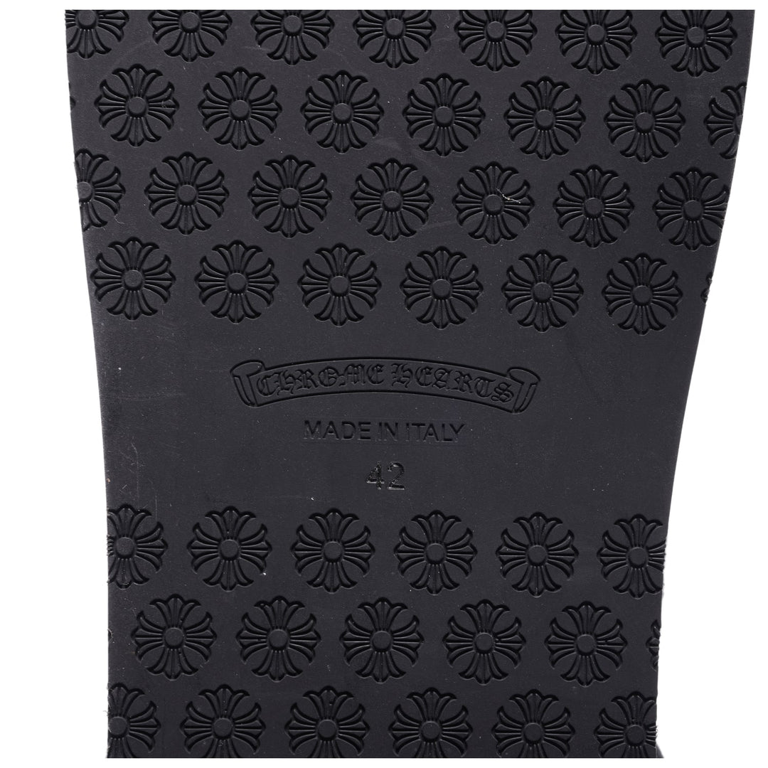 CHROME HEARTS 'BLACK' DAGGER SLIPPERS