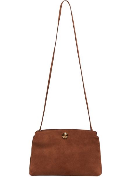 LIFFNER Large Pushlock pouch in suede - Image 5