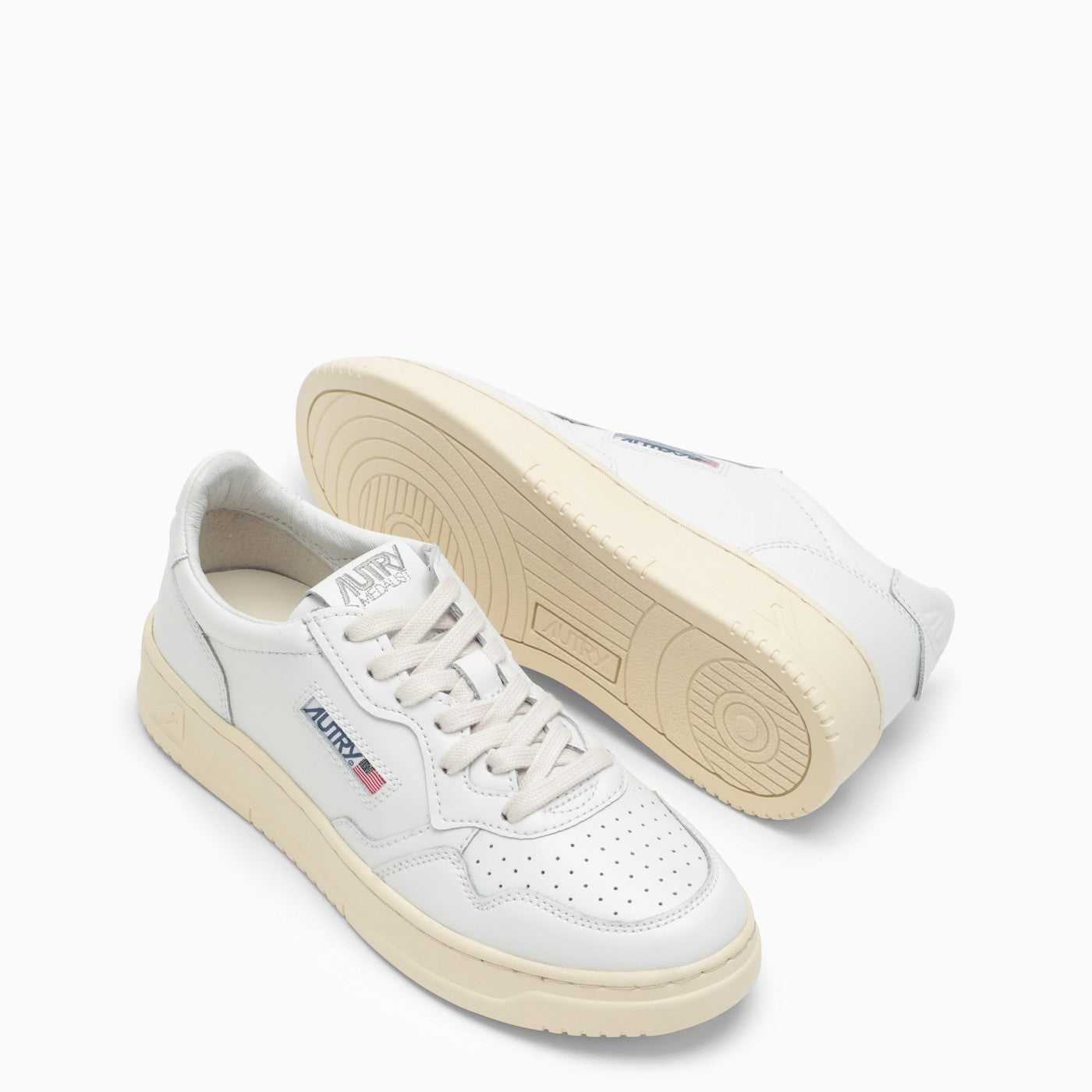 Autry White Leather Medalist Sneakers - Image 5