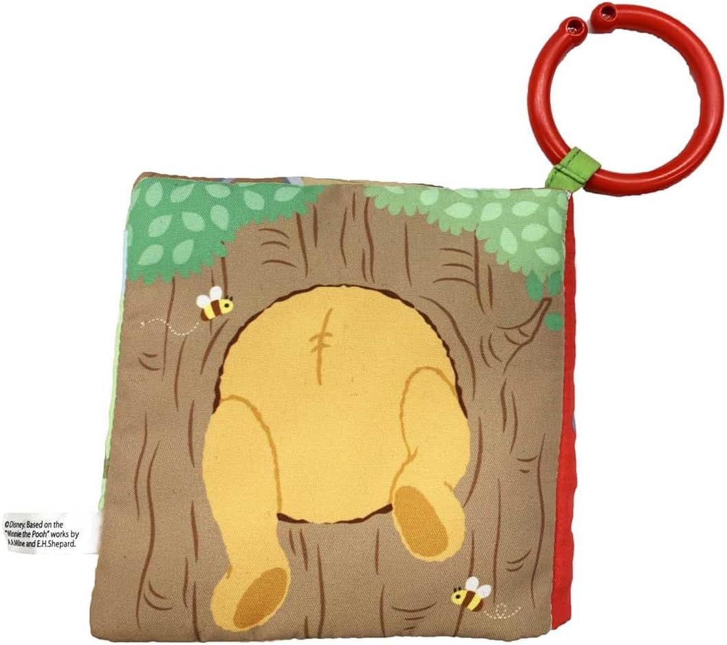 Takara Tomy (TAKARA TOMY) Disney Dear Little Hands - Peek-a-Boo Cloth Book, Winnie the Pooh
