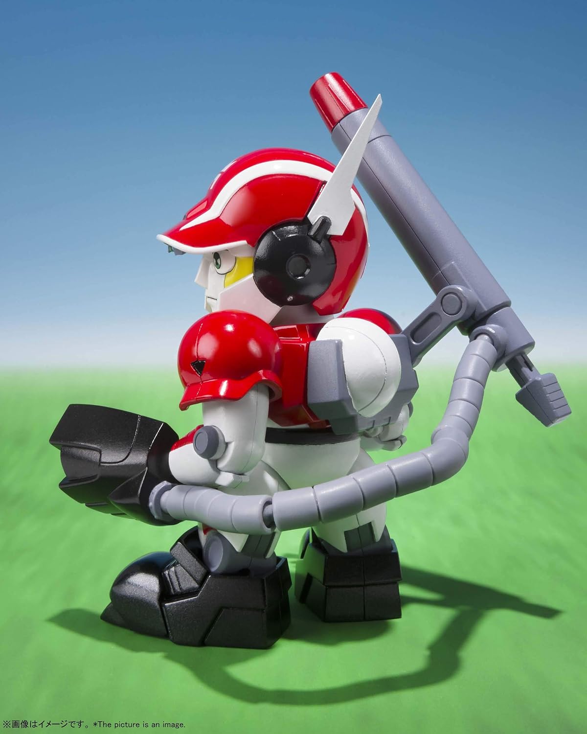 Tamashi Nations Chogokin Shippuki! Iron Leager Magnum Ace Approx. 3.1 inches (80 mm) Die-Cast ABS & PVC Pre-Painted Action Figure