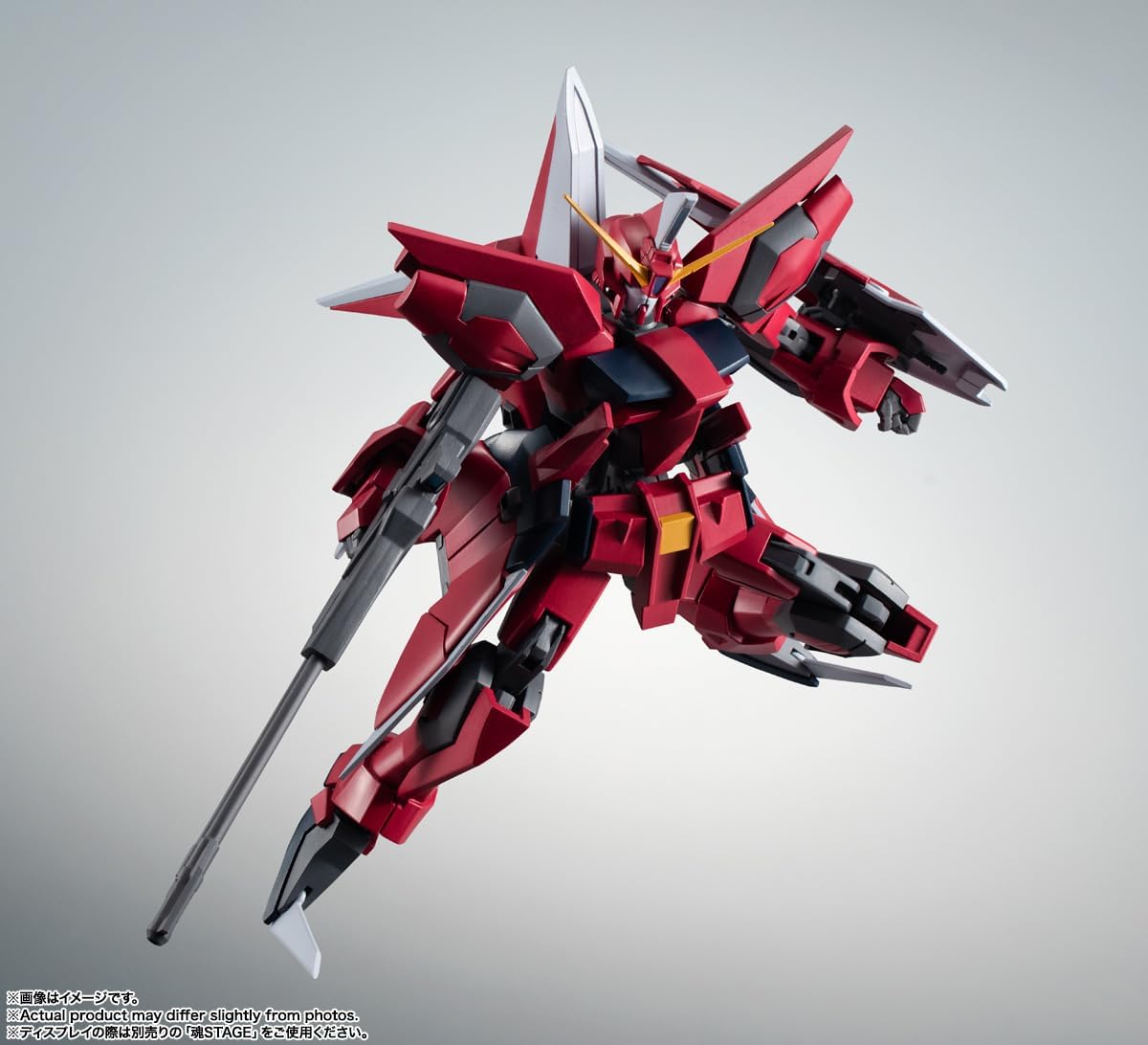 ROBOT SOUL Mobile Suit Gundam SEED GAT-X303 Aegis Gundam ver. A.N.I.M.E. Approx. 5.3 inches (135 mm), Made of PVC & ABS, Pre-painted Articulated Figurine