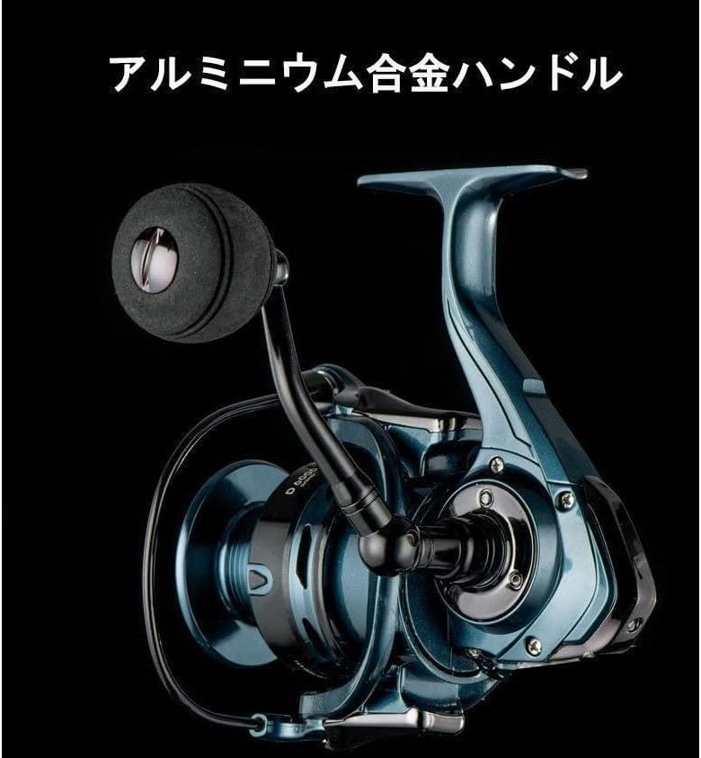 スピニングリール 1000番 2000番 6000番 フィッシング リール 釣り 5.2:1 替えスプール付き 釣り具 釣り用品 海釣り 川釣り 湖釣り 防波堤 渓流釣り [並行輸入品]