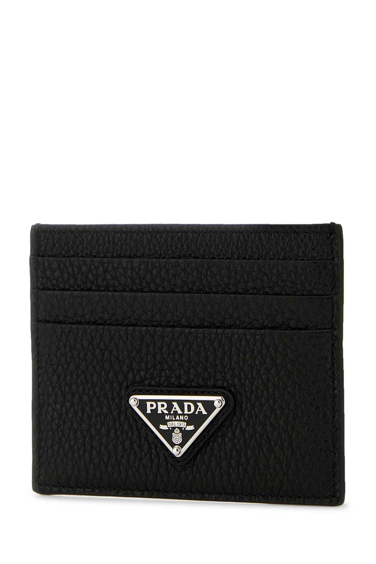 Prada プラダブラックレザーカードホルダー - Image 5