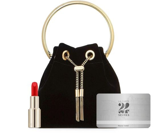 JIMMY CHOO Bon Bon ベルベットバッグ - Image 5
