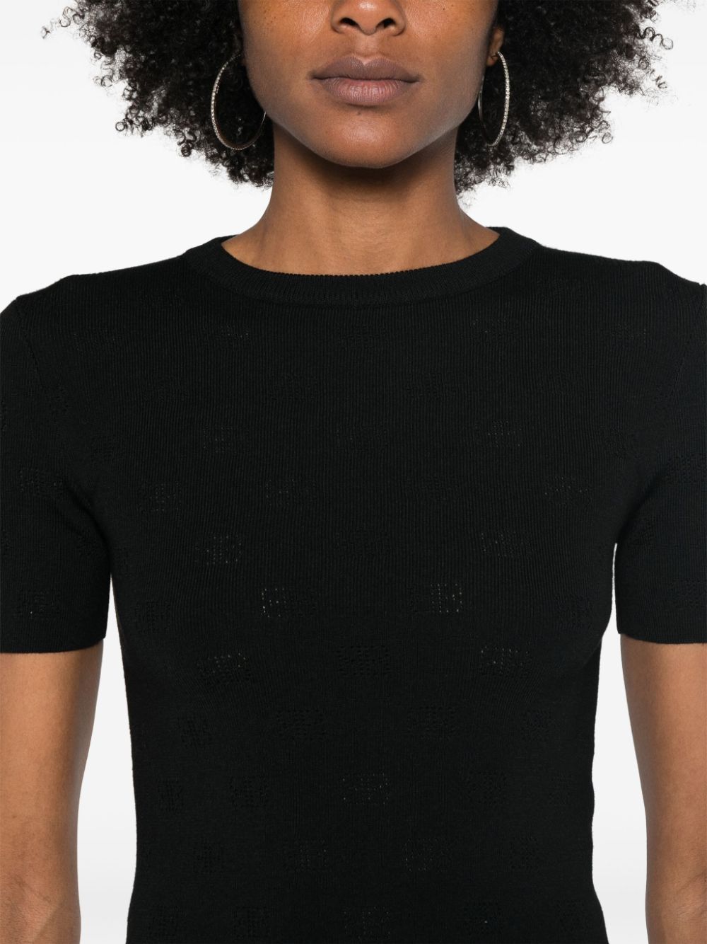 Balenciaga バレンシアガオープンニットウールトップ - Image 5