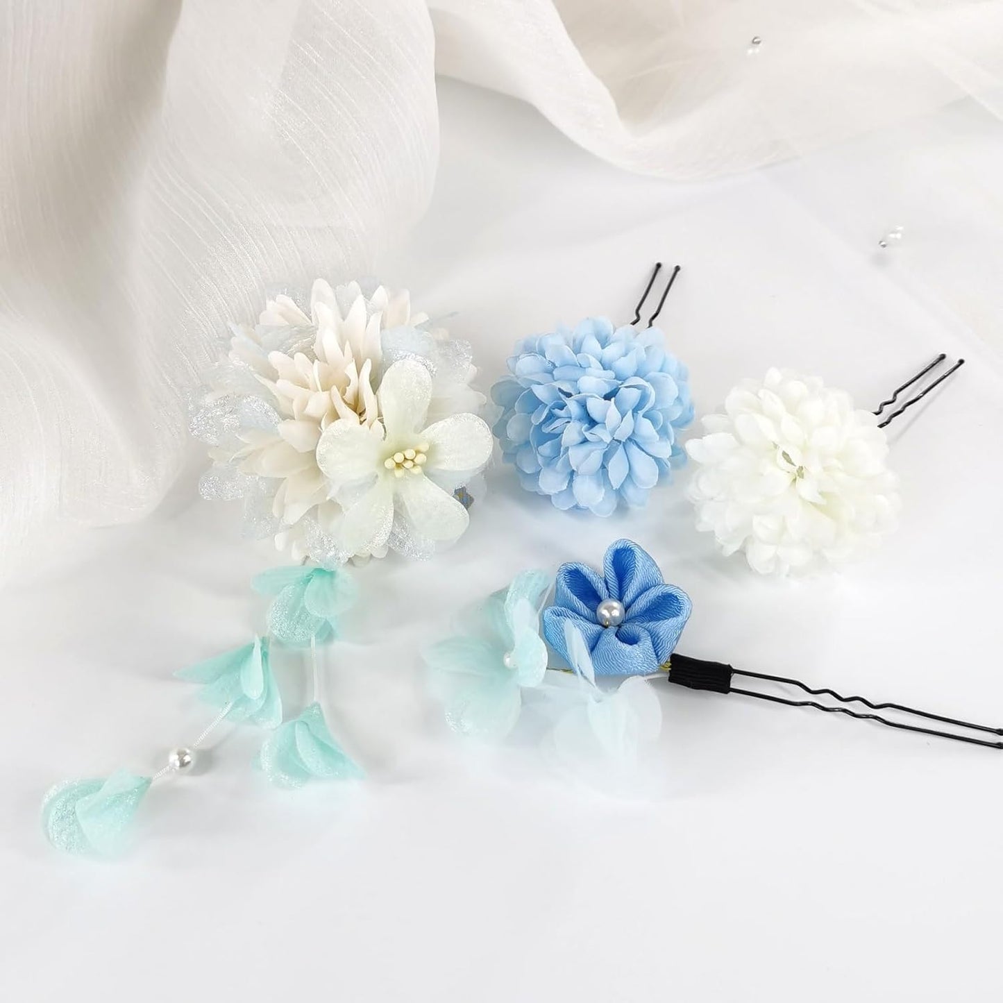 Coming-of-age Ceremony, Japanese Style, Yukata, Popular, Graduation Ceremony, Wedding, Shichi-Go-San Party, Thank You Party, New Year, Fireworks Display, Flowers, Dry Flowers, Hair Clip, Hair