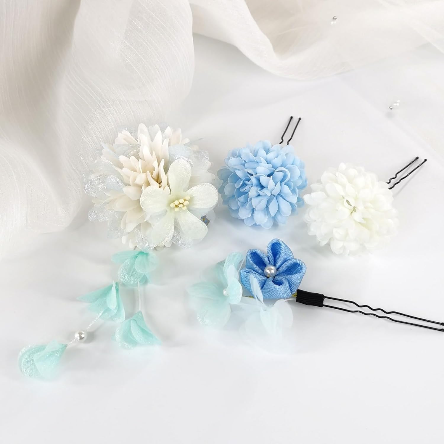 Coming-of-age Ceremony, Japanese Style, Yukata, Popular, Graduation Ceremony, Wedding, Shichi-Go-San Party, Thank You Party, New Year, Fireworks Display, Flowers, Dry Flowers, Hair Clip, Hair