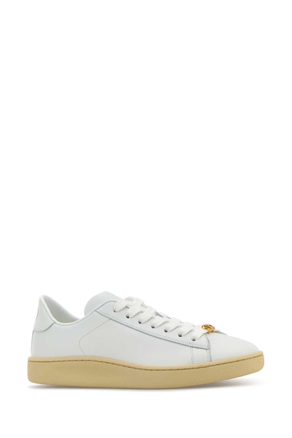 Valentino バレンティーノガラヴァニホワイトレザーロイコスニーカー - Image 5