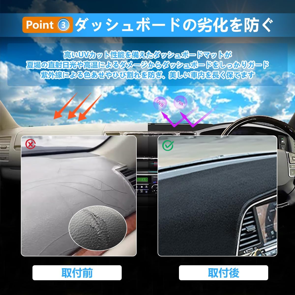 ZdeduoCar Dashboard Mat for Nissan Elgrand E52 Model 3rd Generation Special Design UV Protection Insulated Flannel Dashboard Cover Anti-glare Anti-Slip Dashboard Protective Mat Easy Installation