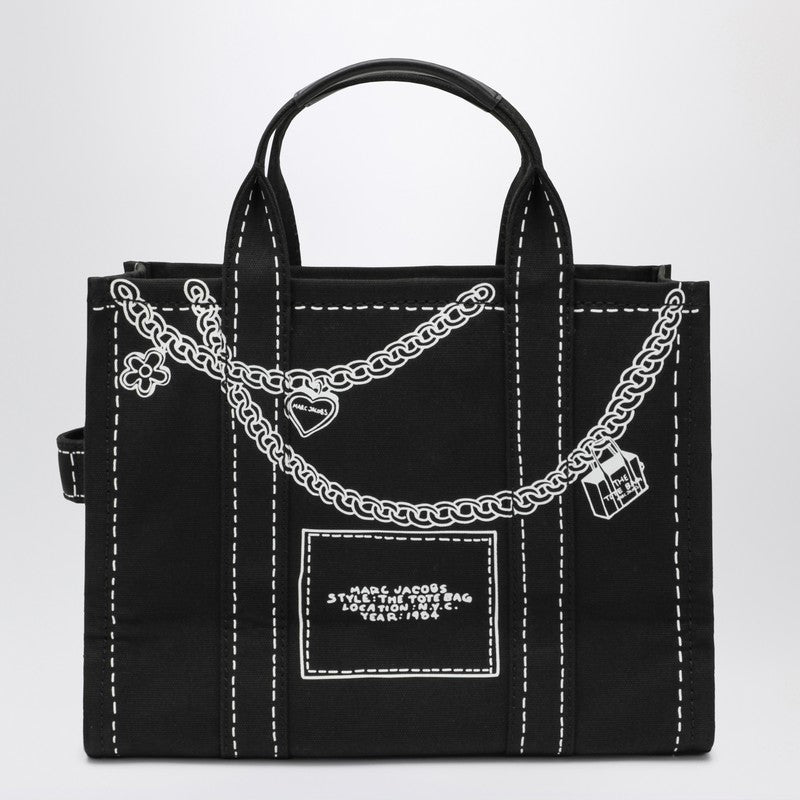 Marc マークジェイコブスデザインのキャンバスの小さなトートバッグネラ - Image 5
